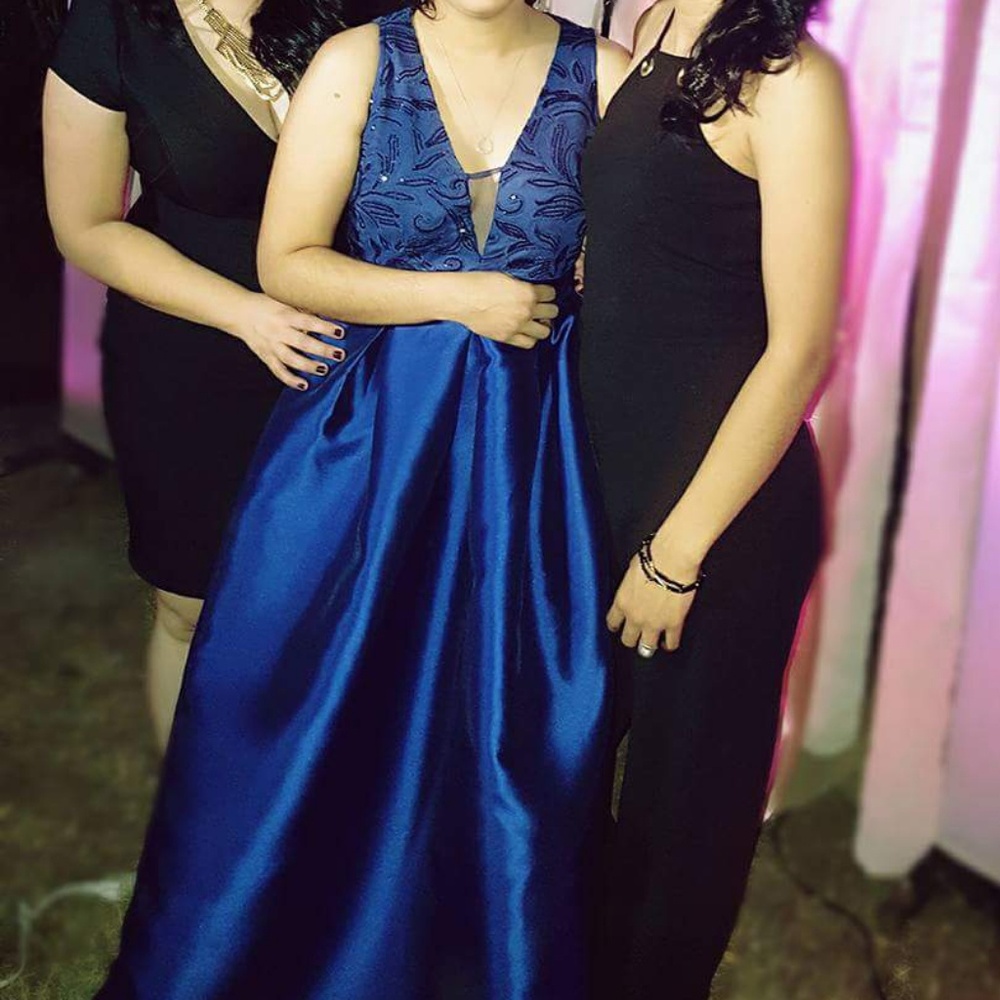 Beautiful navy blue gown